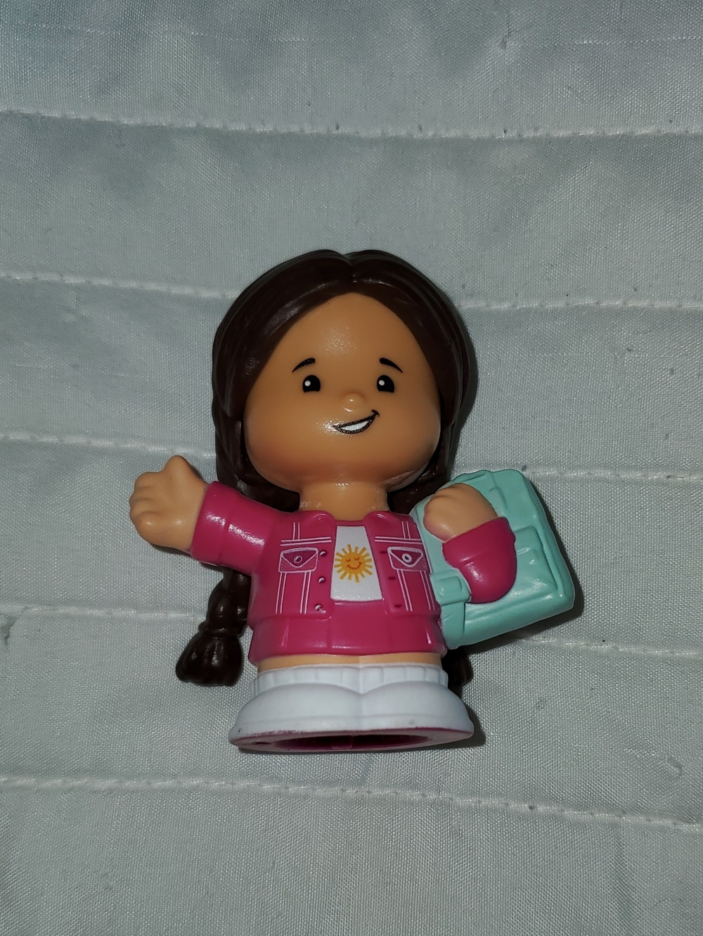 Fisher-Price Little People Backpack Girl Character Figure